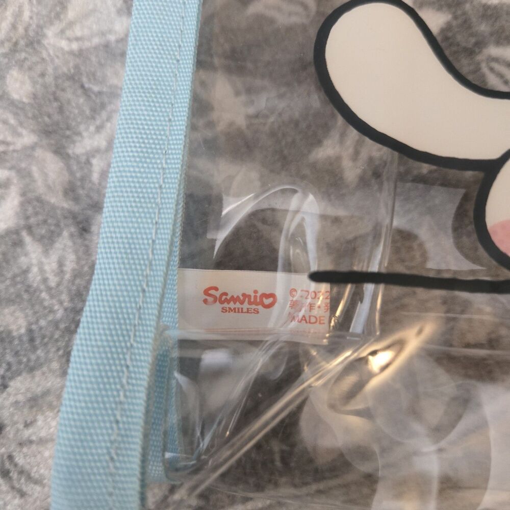 Sanrio Japan Cinnamoroll Clear Pouch Drawstring Zipper Bag 2022 Item 339954 - Picture 5 of 9